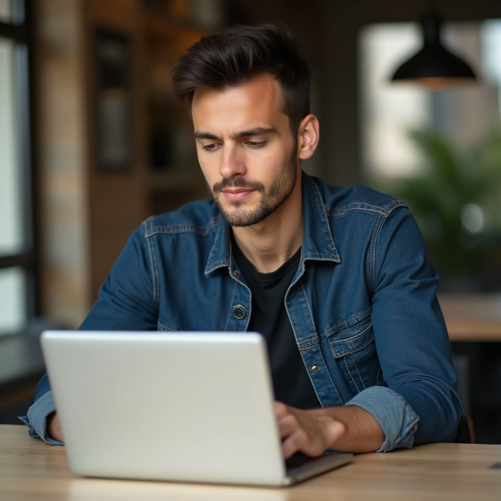 Joven emprendedor Sebastián Morales